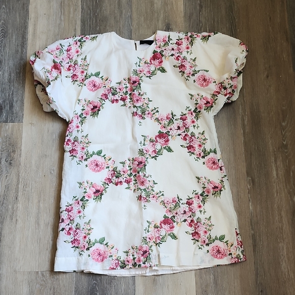 Vici Dresses & Skirts - Vici Floral Mini Dress - White and Pink